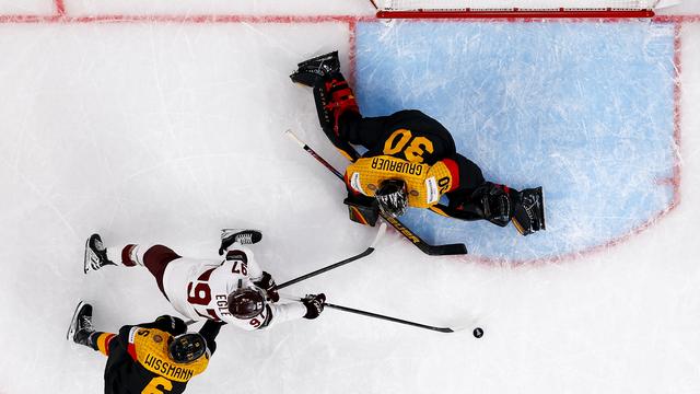 Bild: Eishockey-Weltmeisterschaft: Deutsche Eishockey-Nationalmannschaft verliert gegen Lettland