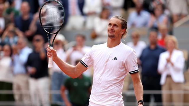Bild: French Open: Zverev siegt und steht im Viertelfinale