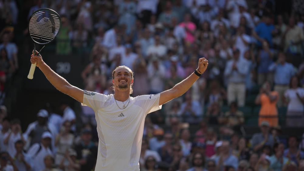 Alexander Zverev: This is what a winner looks like: Alexander Zverev is in the semi-finals of Wimbledon for the first time - and has a good chance of making it to the final.