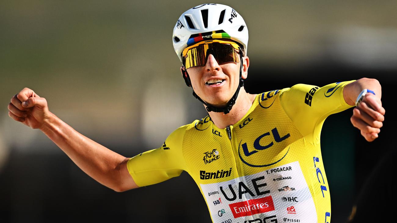 Tour de France: Tadej Pogačar gewinnt in Alpe d'Huez