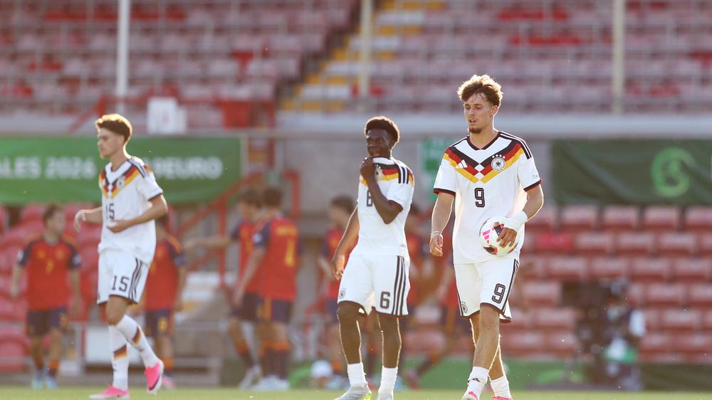 U19-EM Finale Deutschland Spanien Fussball
