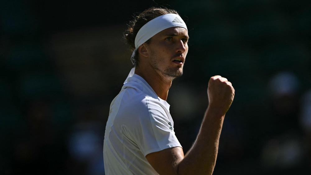 Wimbledon Alexander Zverev Marcos Giron Achtelfinale