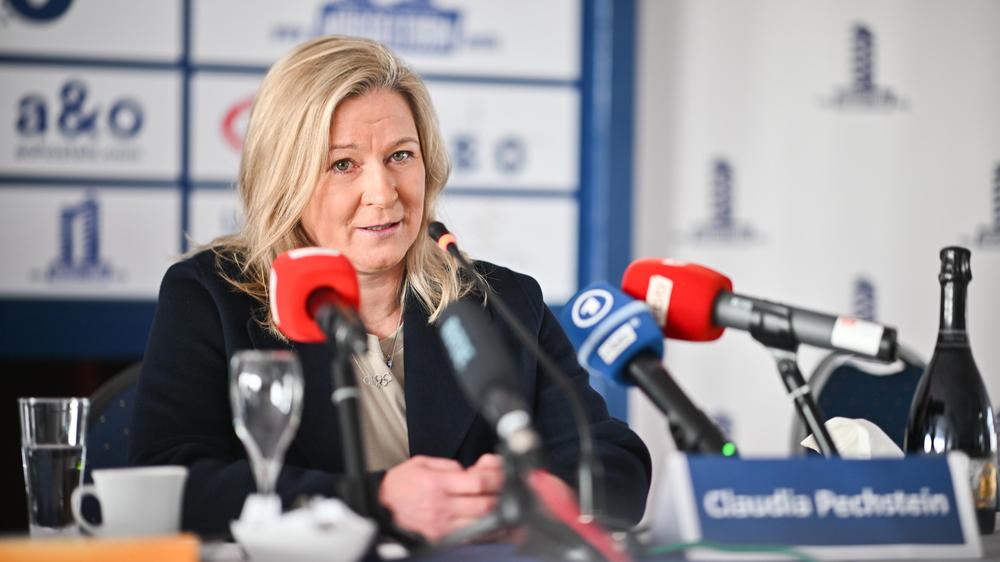 Claudia Pechstein Bundestrainerin Eisschnelllauf DESG