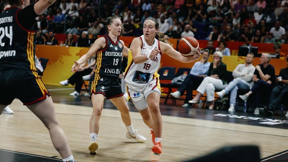 Basketball-EM Frauen 2025 Deutschland Spanien Olaf Lange Satou Sabally Leonie Fiebich