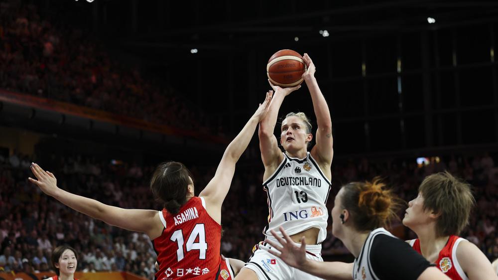 Basketball-EM Frauen Deutschland Japan Sieg Olaf Lange