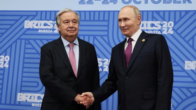 Brics-Gipfel: Guterres fordert "gerechten Frieden" von Putin