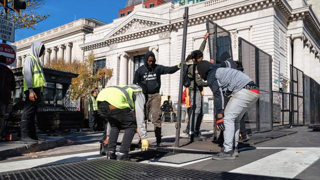 US-Wahl: Washington, D. C. verstärkt seine Sicherheitsmaßnahmen