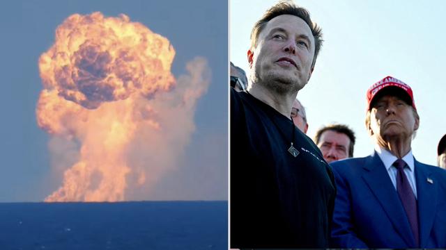 Texas: SpaceX-Trägerrakete explodiert, während Trump und Musk zuschauen