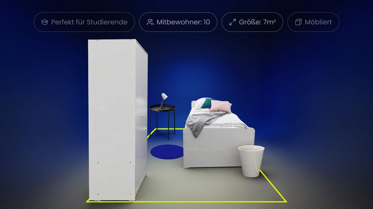 Wohnungsmangel: Dieses Zimmer kostet 560 Euro. Ist das legal?