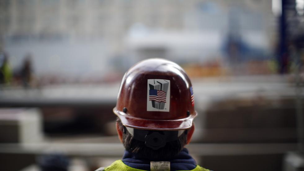 Ein Arbeiter in den USA