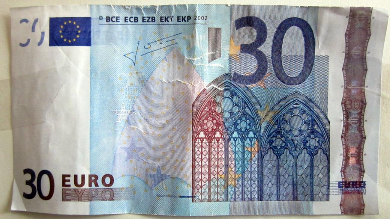 20-Euro-Banknote  Deutsche Bundesbank