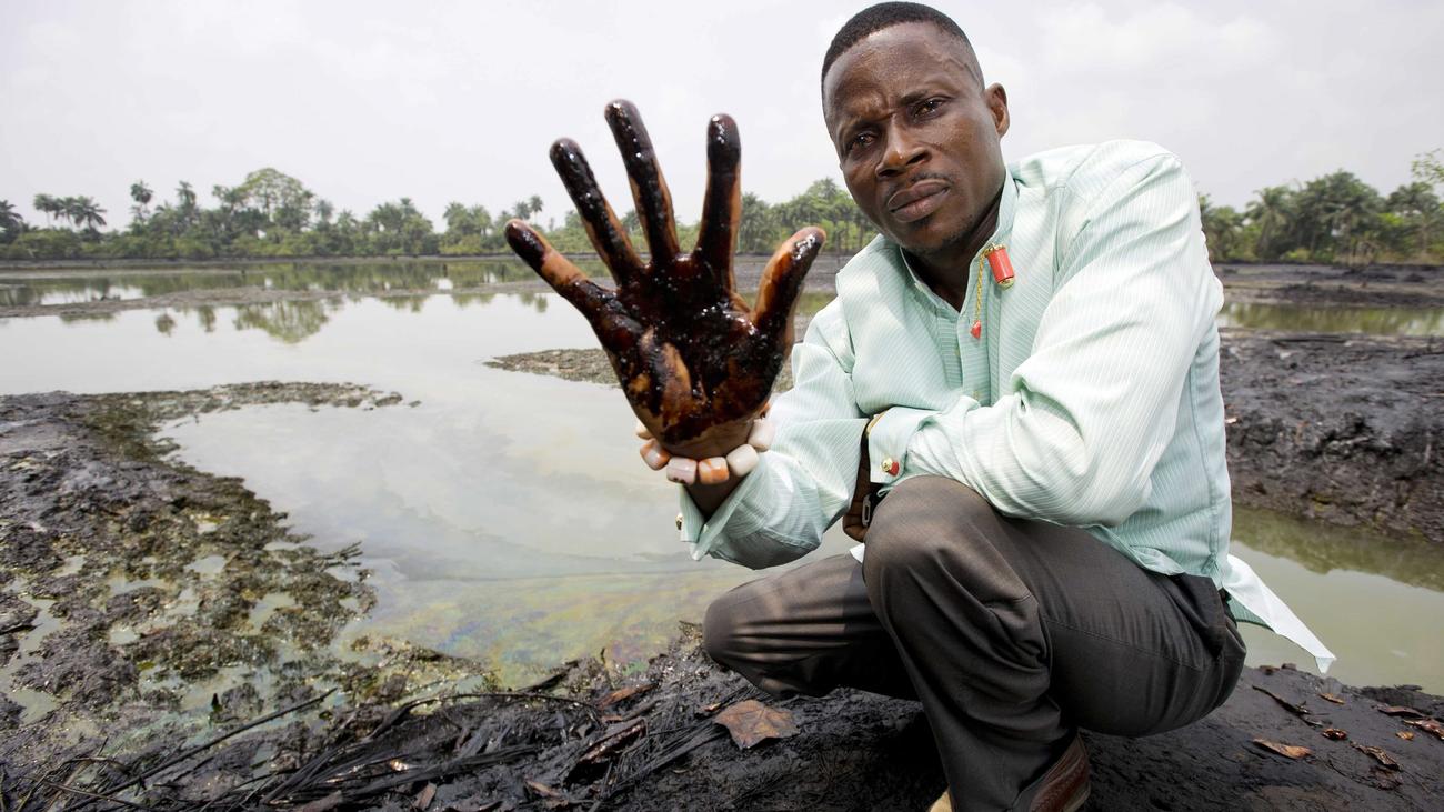 Bildergebnis für Niger Delta stark von Umweltverschmutzung betroffen sind.