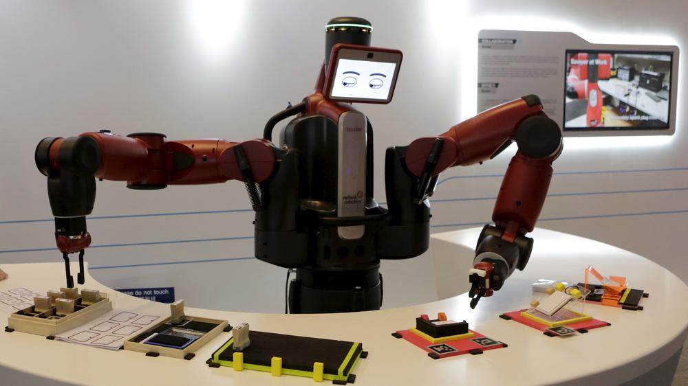 Industrieroboter: Baxter, ein Roboter mit digitalen Kulleraugen aus den USA
