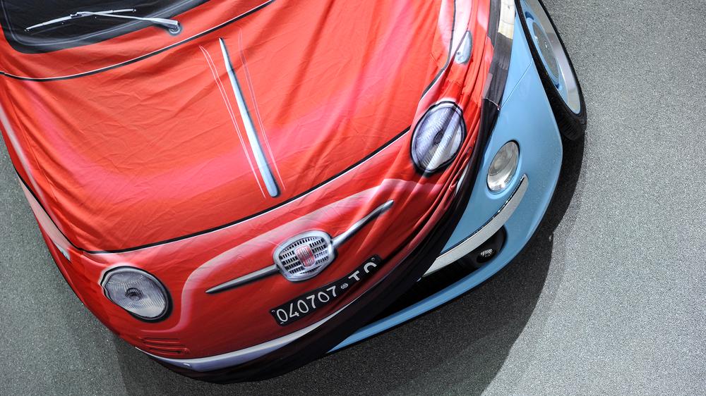 Abgaswerte: Ein Fiat auf dem Genfer Auto-Salon (Archivbild)