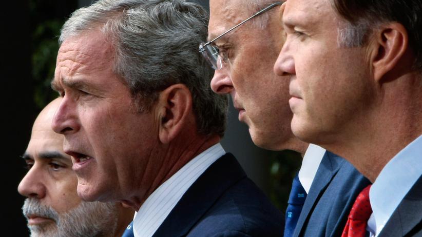 Lehman-Pleite: Präsident George Bush am 18. September 2008