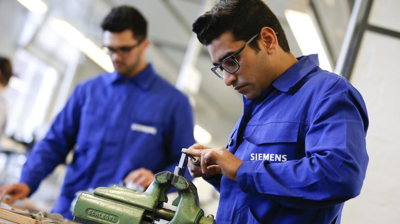 Flüchtlinge während der Ausbildung in Deutschland