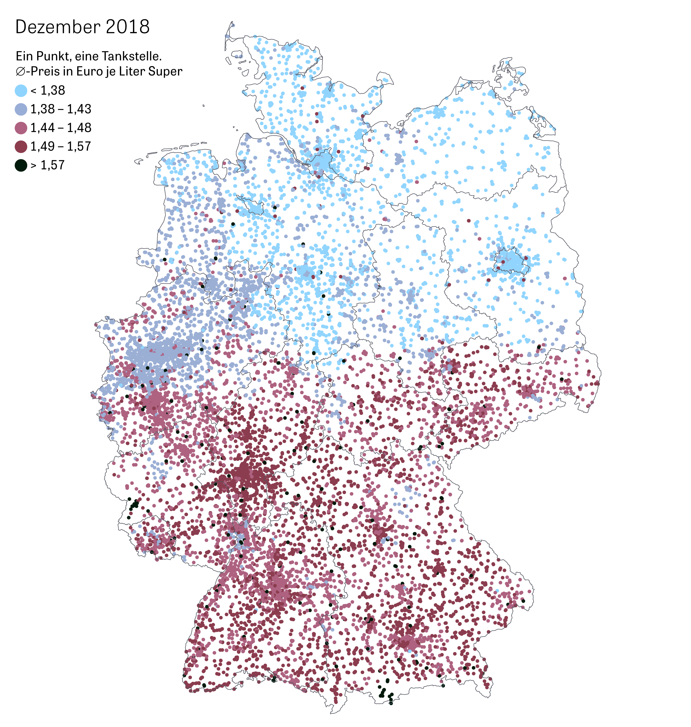 Benzinpreise Der Suden Tankt Teurer Zeit Online