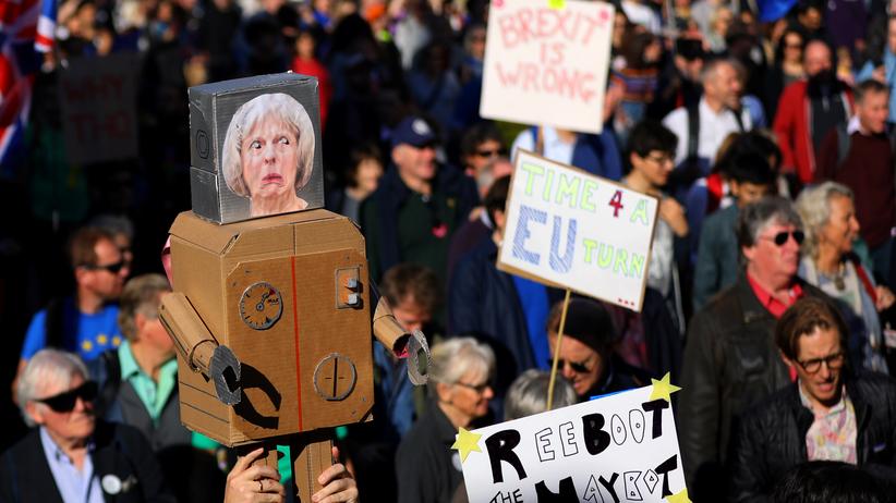 Brexit: Im Oktober protestierten Hunderttausende in London gegen den Brexit.