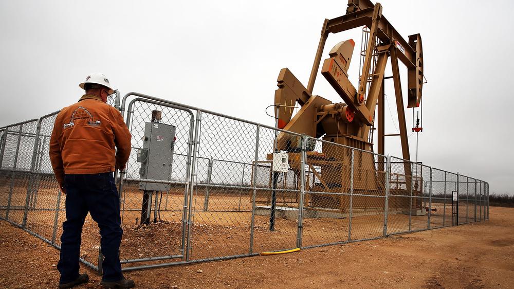 Ölmarkt: Diese Ölquelle im US-Bundesstaat Texas liefert jeden Tag dutzende Barrel Erdöl. 