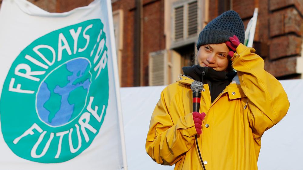 Klimawandel: Die schwedische Umweltaktivistin Greta Thunberg 