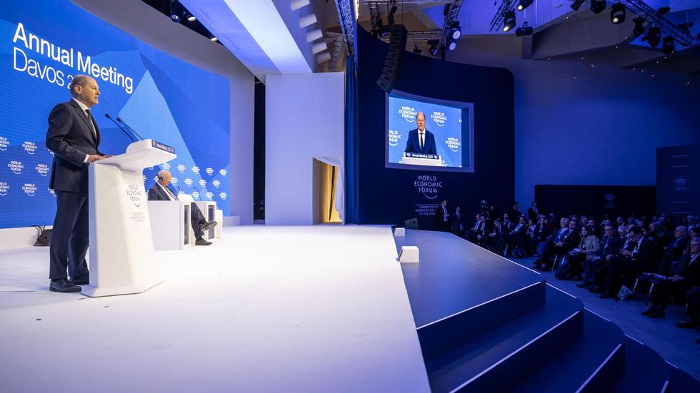 WEF in Davos Und Scholz sagt wieder nichts ZEIT ONLINE