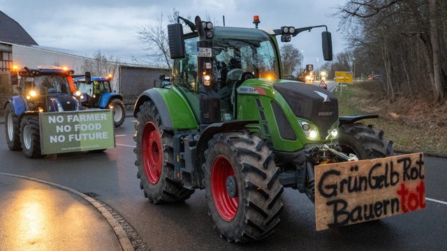 Bauernprotest: Bauernverband bittet um Nachsicht wegen Behinderungen