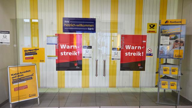 Streik: Ver.di ruft Postbank-Beschäftigte erneut zu Warnstreiks auf