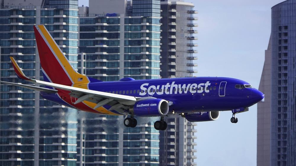 Flugzeugresteller: Ein Flugzeug vom Type Boeing 737 der Fluglinie Southwest Airlines (Aufnahme von 2020)