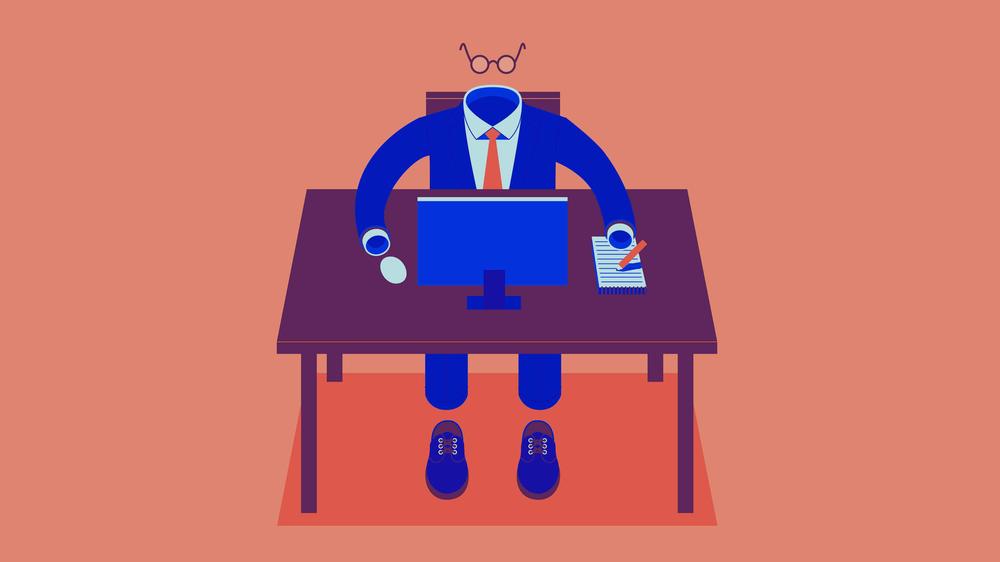 De tijdsbesteding is te wijten aan de last van het latere werk op het werk – het is een flexibel model, dus er is geen behoefte aan controle.