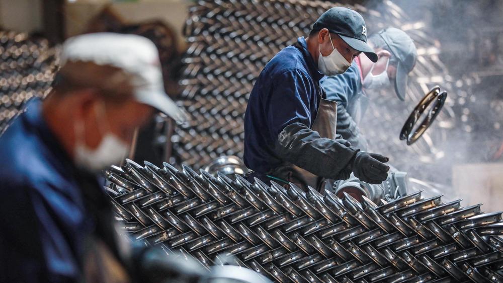  Stahlverarbeitung in einer Fabrik in Hangzhou (2024)