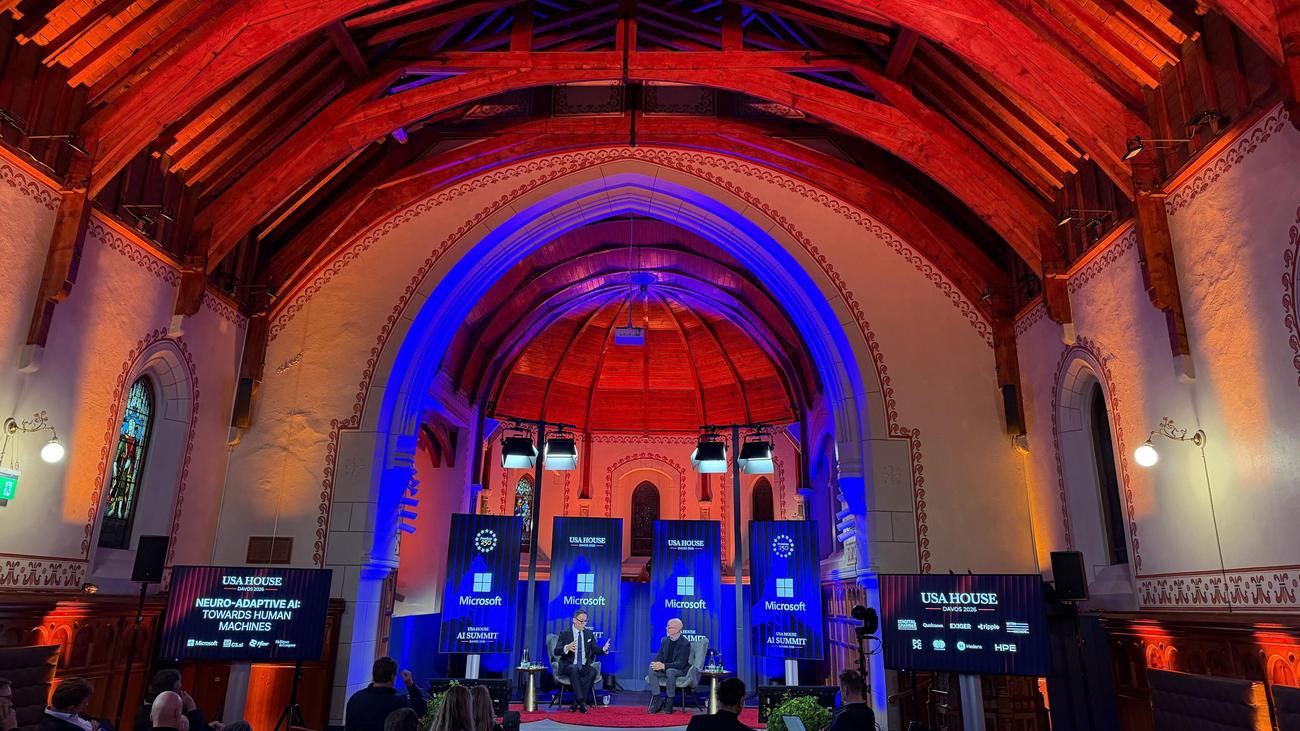 Donald Trump in Davos: Maga ist schon da