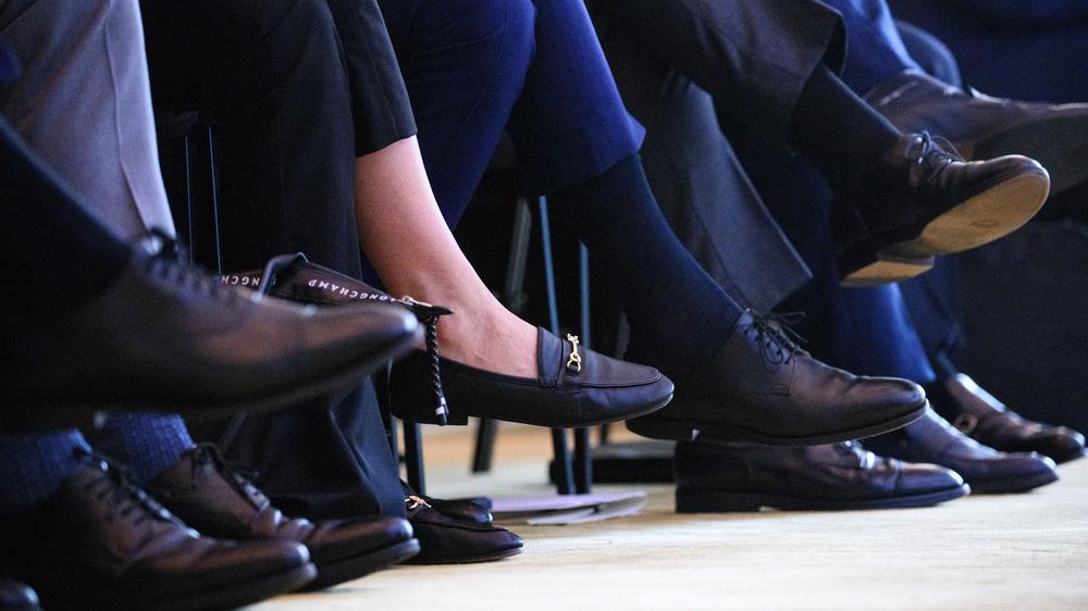 Dax-Vorstände: In den Chefetagen von Unternehmen sitzen vor allem Männer.