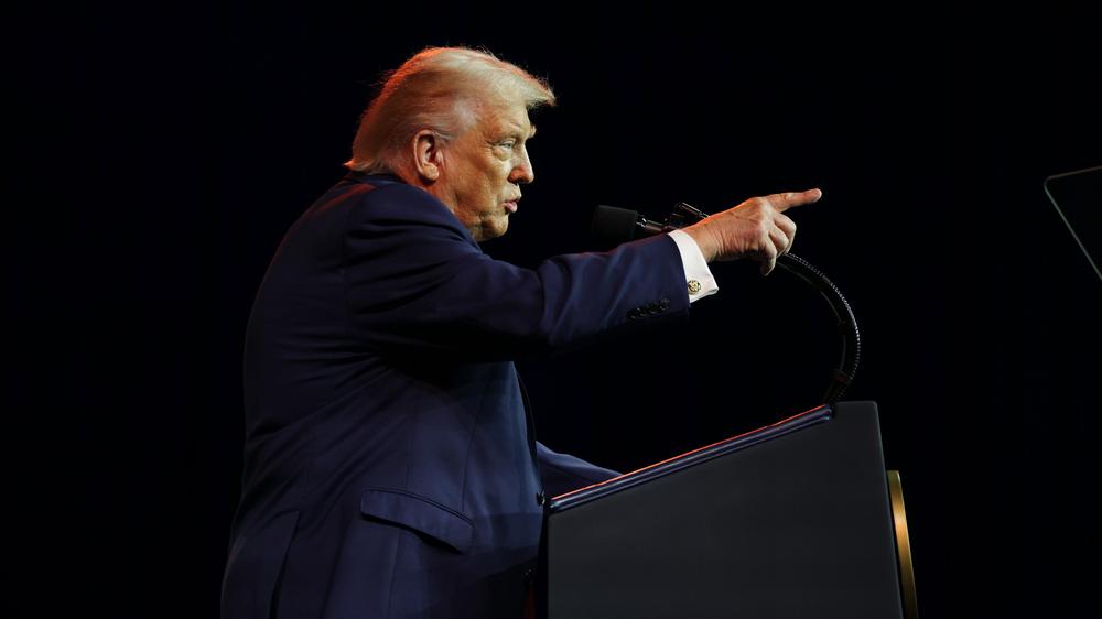 Donald Trump: Immer mehr Menschen in den USA sind unzufrieden mit Donald Trumps Wirtschaftspolitik. Der Präsident macht deswegen Druck auf einzelne Unternehmen und Branchen.