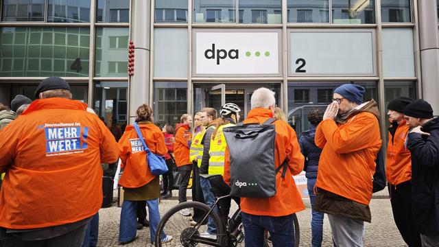 Streik bei der dpa: Nachrichtenagentur dpa wird bestreikt