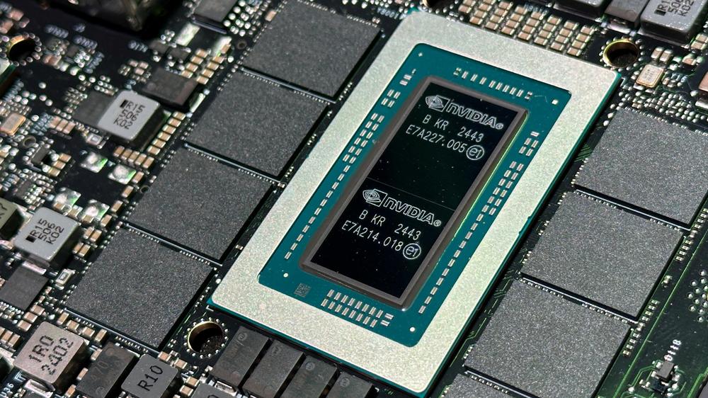  Ein Nvidia GB10 Grace Blackwell Superchip bei einer Entwicklerkonferenz in Kalifornien; für den Export aus den USA sollen strengere Richtlinien gelten.