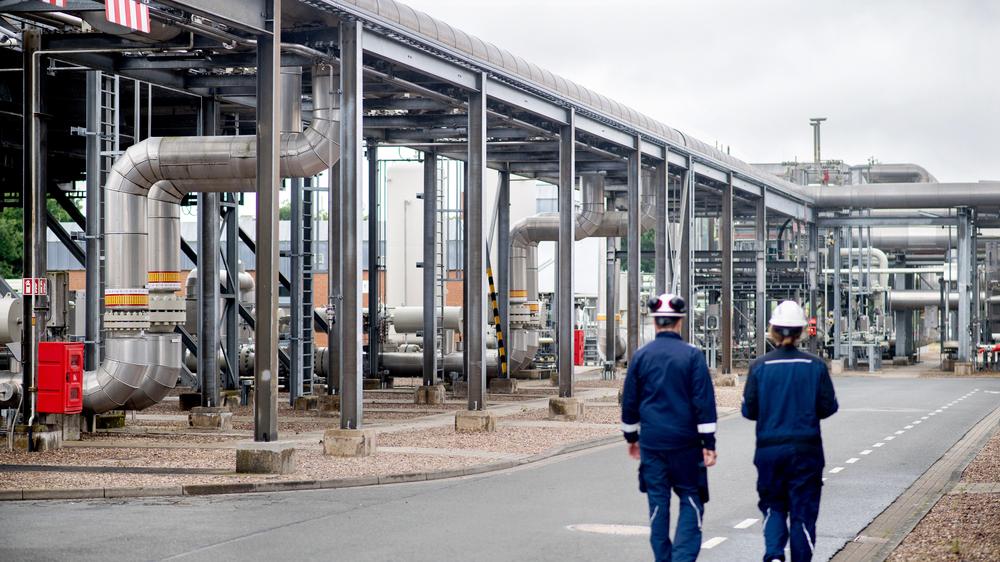  Die Gasspeicher in Deutschland sind derzeit nur zu knapp 58 Prozent gefüllt.