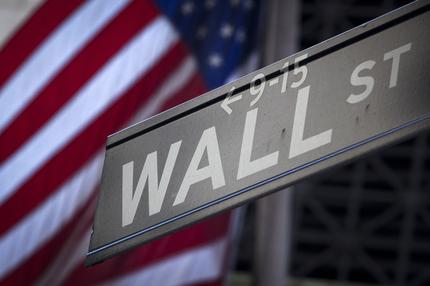 Die Wall Street in New York