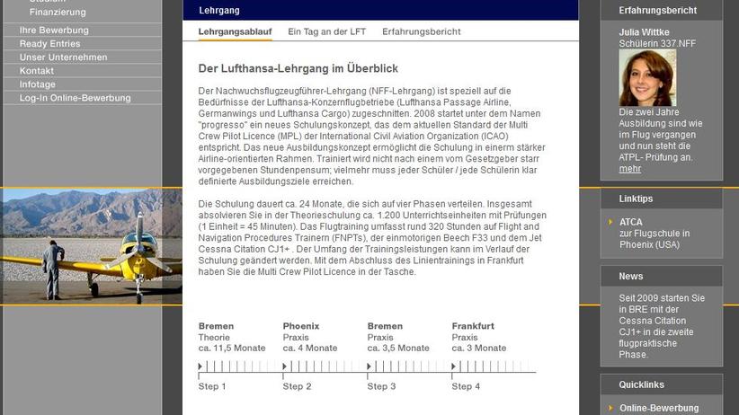 Pilotenausbildung Die Lufthansa Lasst Pilotentraume Platzen Zeit Online