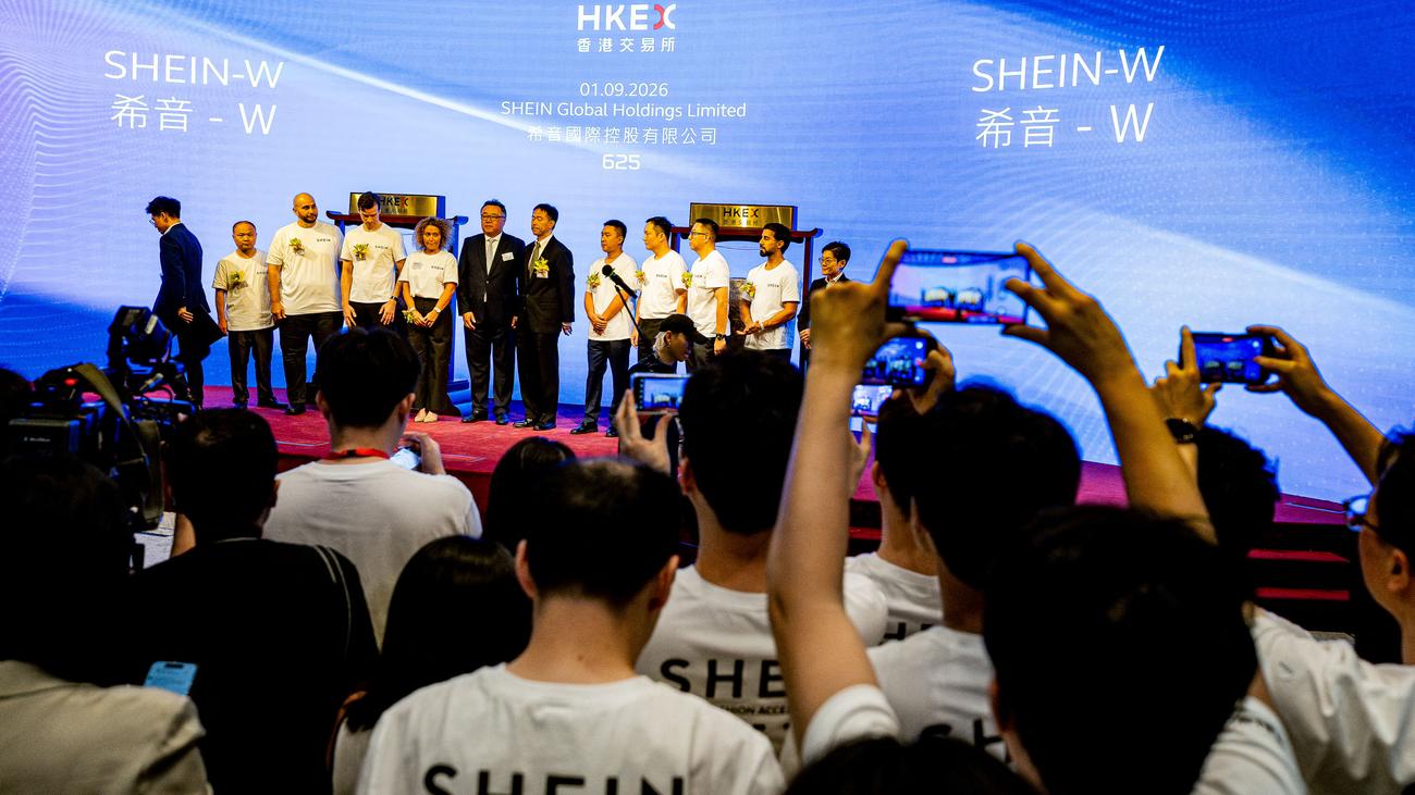 Shein startet mit deutlichem Kursverlust an Börse in Hongkong
