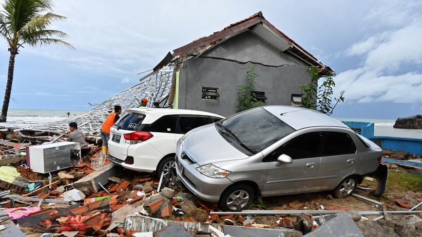 Tsunami Indonesien Java Villa Stephanie Flutwellen
