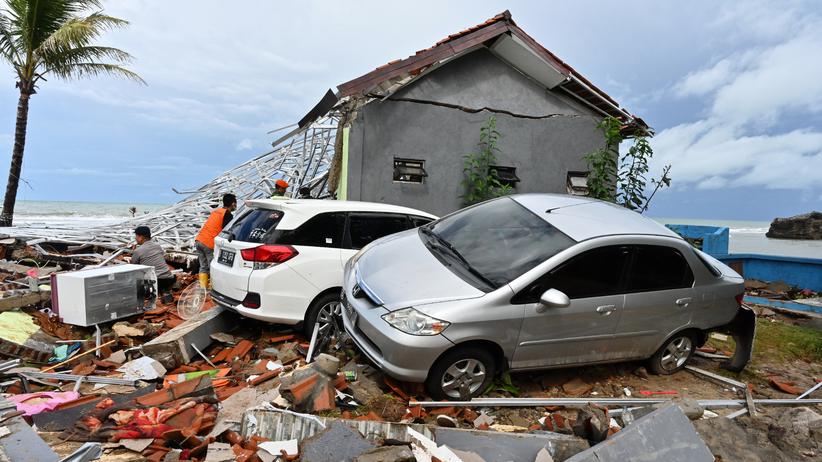 Tsunami Indonesien Java Villa Stephanie Flutwellen