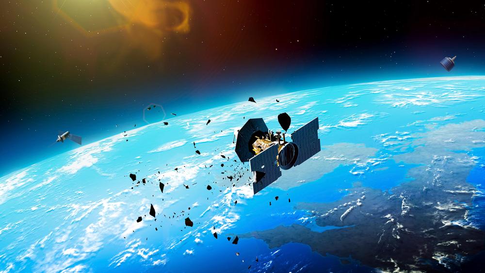 Kosmos 2499: Immer wieder gehen Satelliten im All (hier eine künstlerische Darstellung) kaputt und produzieren dabei zahlreiche Trümmer. Manchmal trifft es auch Exemplare des Militärs.