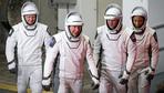 Raumfahrt: Drei Amerikaner und ein Russe an ISS angekommen