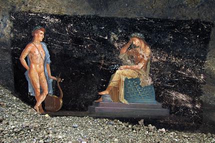 Figuren Trojanischer Krieg Saal Pompeji 