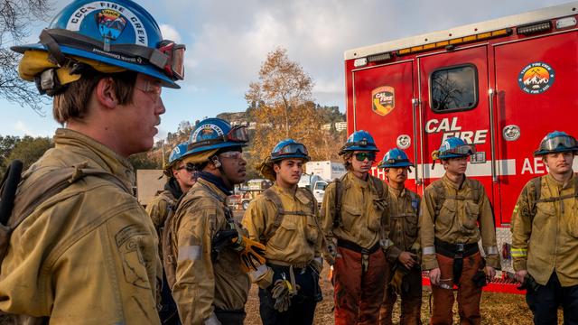 Brände in Kalifornien: Erneute Starkwinde könnten Brände bei Los Angeles anfachen