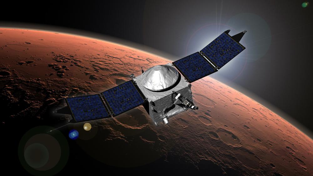 Space: The US research probe "Maven" has been orbiting Mars for around ten years.