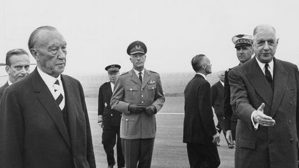 Konrad Adenauer Charles de Gaulle