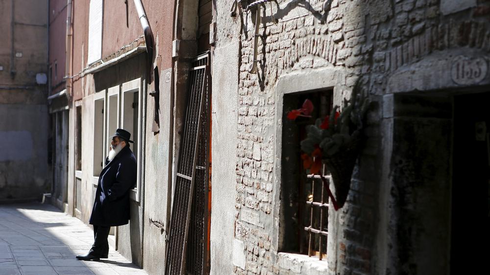 Venedig: Eine Gasse des Judenviertel "Ghetto" in Venedig, wie sie heute aussieht. 