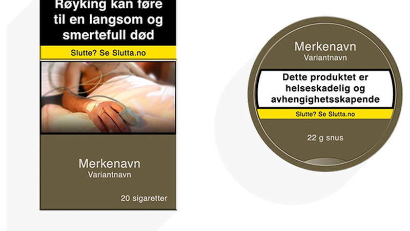 e zigaretten norwegen Verpackungen: Norwegen macht die Zigaretten braun