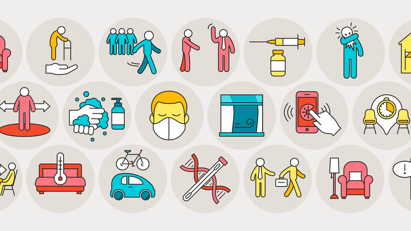 Corona-Verhaltensregeln: Alles zur Corona-Formel AHA+A+L-GGG und mehr: Achten Sie auf Abstand, Hygiene, Alltagsmaske, App und Lüften. Meiden Sie geschlossene Räume, Gruppen und Gedränge sowie lebhafte Gespräche dicht an dicht.